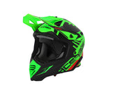 CASCO Cross / Enduro / Super Motard Acerbis X-TRACK 22-06 Verde Fluo/Nero/Rosso